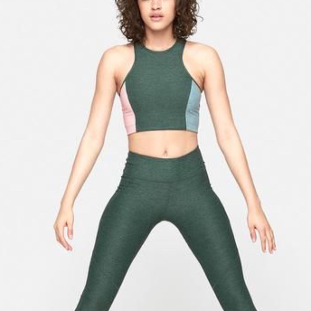 Outdoor Voices Tri-Tone Athena Crop